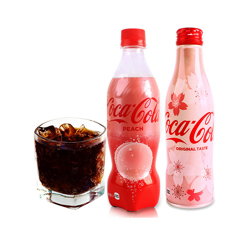 可口可乐（Coca-Cola）日本进口可乐限量版桃子500ml/瓶