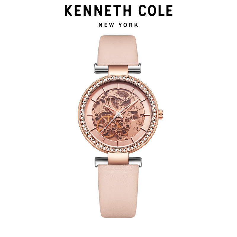 凯尼斯克尔(KennethCole) 手表 正品 KC女表 时尚镂空潮流 自动机械 防水女士手表 KC15107002