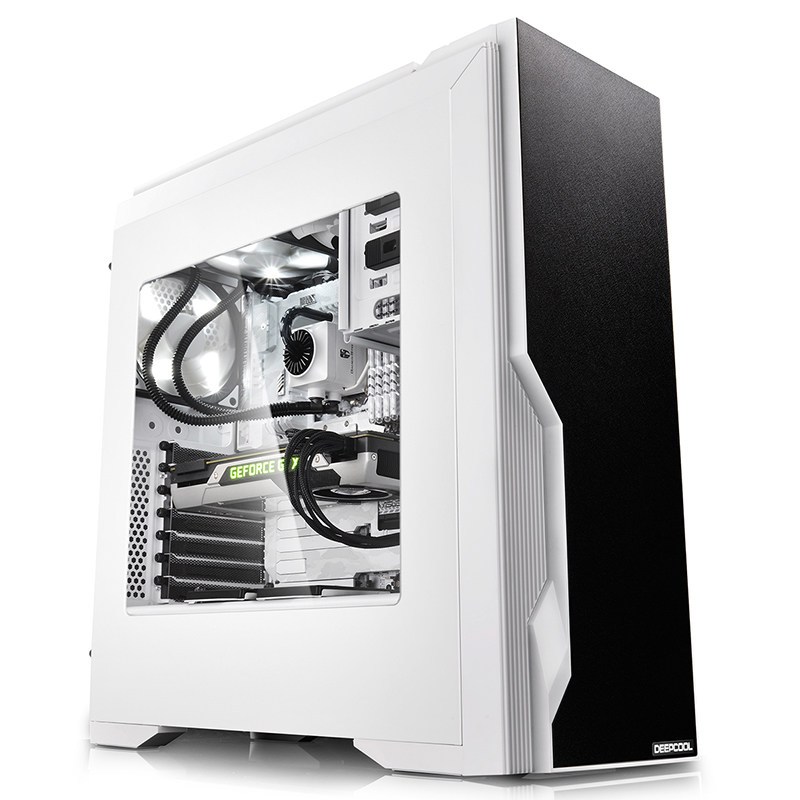 Deepcool/九州风神公爵电脑主机侧透ATX散热静音水冷台式机机箱游戏机箱苏宁自营