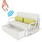 遥控电动可折叠沙发床1.8米多功能简约现代小户型单人双人1.5乳胶1.55*2m智能B1. 1.25*2m电动A手控版(无抽屉)