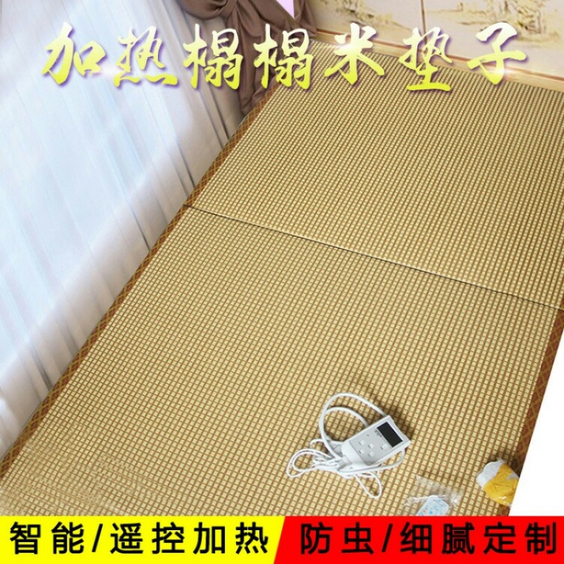 定制天然椰棕芯电加热榻榻米床垫炕垫地垫电加热垫单双人床垫_6 加热摇控器赠送