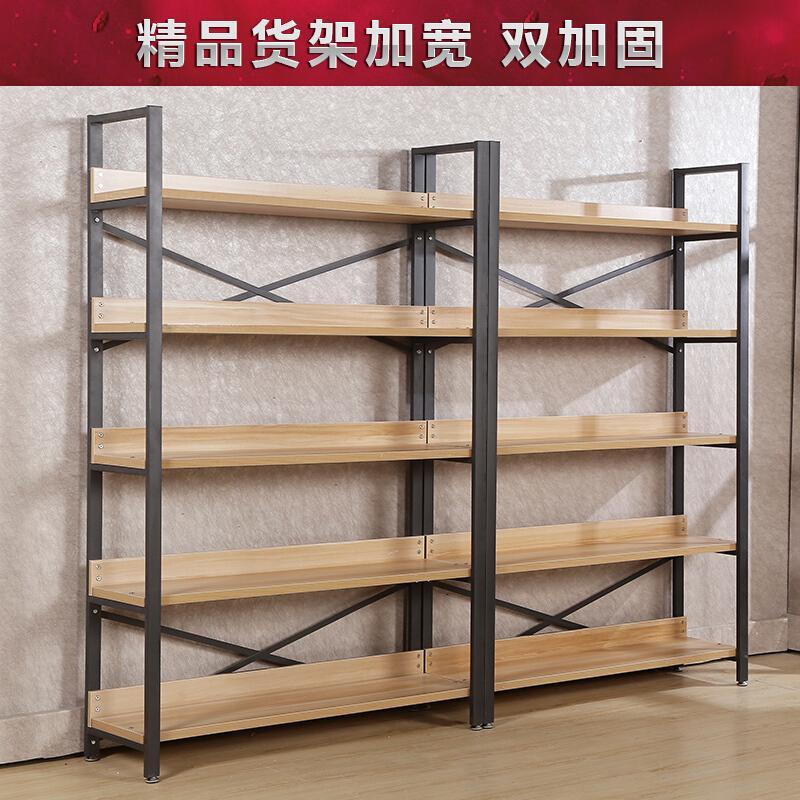 淮木双加固特惠货架化妆品展示柜市储藏多功能鞋店陈列架置物架_3 四层140长*34深*150高