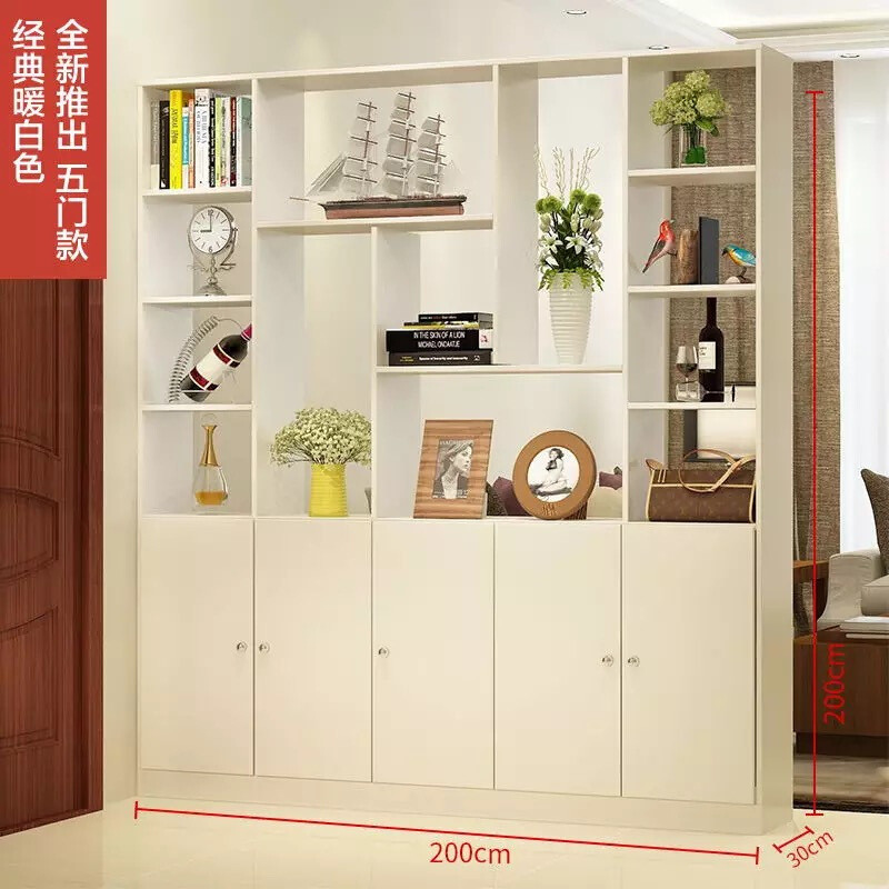 淮木简约现代隔断柜厅柜客厅鞋柜玄关柜储物柜时尚屏风柜酒柜展示柜5颜色备注【经典款】组装 5门颜色备注【经典款】