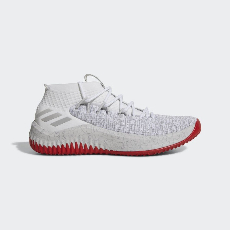ADIDAS阿迪达斯男鞋篮球鞋CQ0471 亮白/浅猩红 43