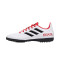 ADIDAS阿迪达斯男鞋2018新款猎鹰18.4TF碎钉足球鞋CP9932 亮白/1号黑色/红荧光 44.5
