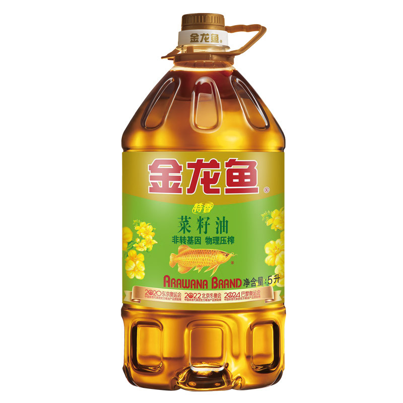 金龙鱼特香低芥酸菜籽油5L非转压榨