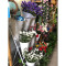 大号塑料桶花架花桶架鲜花桶花器鲜花架花店花架婚庆用品_7 一层4个3层（白色）
