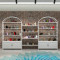 淮木货架多层环保百搭装饰美容院仓库创意童装店鞋店抗压商店饰品店五层带柜（长120深34） 五层带柜（长80深34）