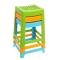 淮木凳子家用加厚塑胶简约创意高凳板凳餐桌凳椅子换鞋塑料凳A款高凳【2个蓝1橙1绿】4只装_9 A款蓝色高凳