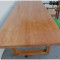 新款创意美式复古铁艺餐桌工业风格长方桌子实木家具大工作台办公会议桌 140*65*75松木5公分