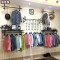 服装店衣架展示架上墙壁挂铁艺童装女装店货架服装陈列架欧式复古_6 【如图5件套】长360厘米