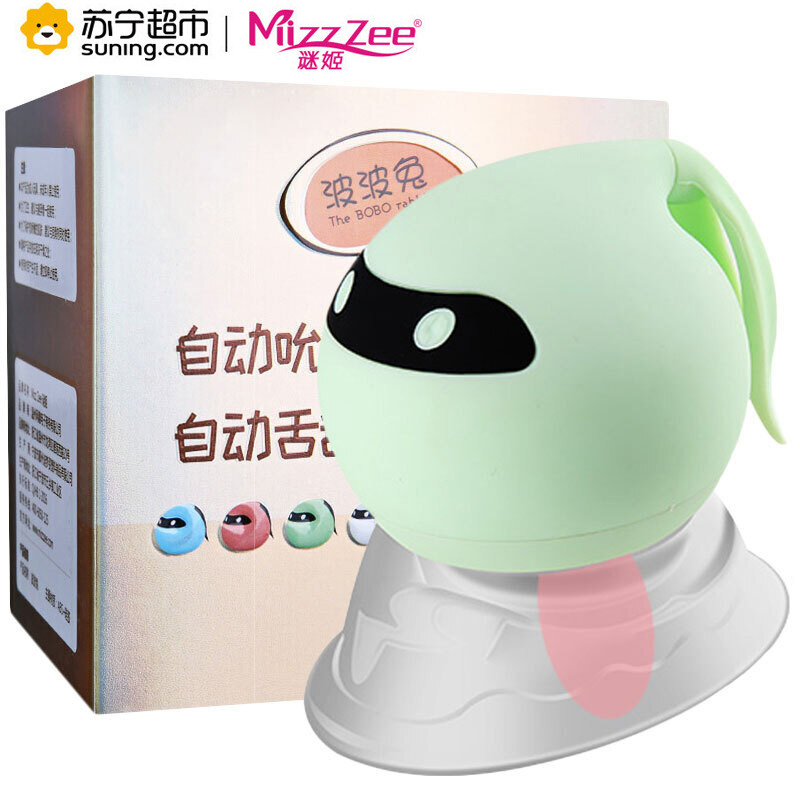 谜姬女用自慰 震动乳房按摩器跳蛋 吸阴舔阴器成人情趣性用品 绿色波波兔（吸阴+舌舔）Mizz Zee不防水舌型器具女用