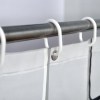 卫生间防水防霉方格浴帘布浴室隔断帘淋浴房窗帘子挂帘遮挡拉帘_4