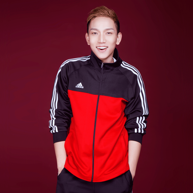 正品阿迪达斯跆拳道秋新款男防风夹克运动服休闲连帽外套_2 2XL TR60J-BR