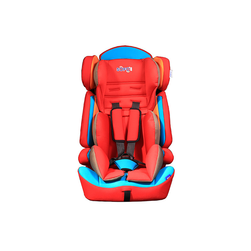 索弗(SOFO)汽车儿童安全座椅婴儿宝宝汽车用车载坐椅9个月-12岁SF501 中国红