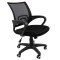 【万保】办公家具 现代简约办公椅 电脑椅 可旋转可升降员工椅 会议椅 500*600*1030（单位：mm）