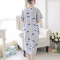 茵珠麗YinZhuli 2018薄款短袖女士连衣睡裙 夏季新款棉质女生家居服 夏天少女居家服7019 L码 1号款