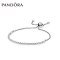 PANDORA 潘多拉 925银女奢侈品饰品情人节礼物手链手镯 银色25cm