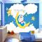 大型壁画布哆啦A梦机器猫蓝色卡通儿童房间卧室背景墙壁纸3d墙纸_7 拼接宣绒布/每平米