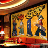3d实景海盗船大型壁画主题餐厅KTV酒吧壁纸休闲咖啡店个性墙纸_7 无缝油画布