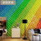 3d立体方格彩色七彩空间延伸创意背景墙客厅卧室沙电视背景墙纸_5_1 无缝环保油画布（整张）