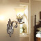 罗弗利 美式壁灯北欧现代简约铁艺卧室床头灯欧式客厅创意户外过道壁灯具 0836 B601-1