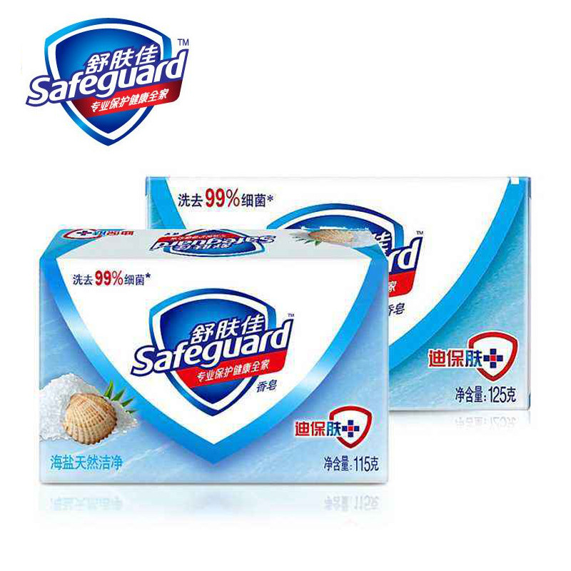 舒肤佳海盐天然洁净香皂115克高清实拍图