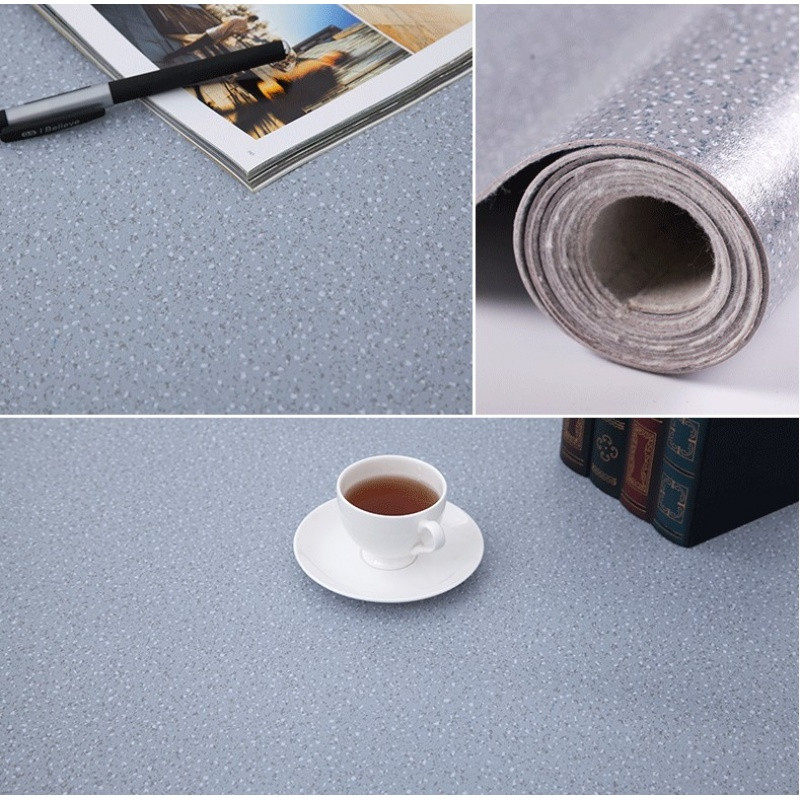 082创意阳台地板革出租房贴纸地板地贴卫生间塑胶地面PVC立体塑料 默认尺寸 灰色加厚灰色大理石