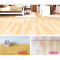 促销地板革加厚耐磨防水防滑pvc塑料地毯塑料地板地垫皮地革地纸 默认尺寸 浅金色加厚黄木纹
