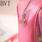 BVT书包小学生美术手提袋男女儿童3-5年级补习减负三用小书包防泼水 天蓝小熊