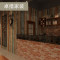 3D复古木纹立体墙纸怀旧防水吊顶木板壁纸餐厅理店咖啡室背景墙 LFT372203