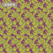 壁纸英国进口客厅背景小猴图案无纺底绒面环保墙纸300070 300073黄绿+紫