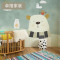 小熊可爱儿童壁纸男孩女孩房卧室墙纸无纺布定制无缝墙布卡通 颜色