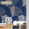 北欧墙纸无纺布蓝色壁纸客厅电视背景墙定制无缝墙布现代简约 颜色