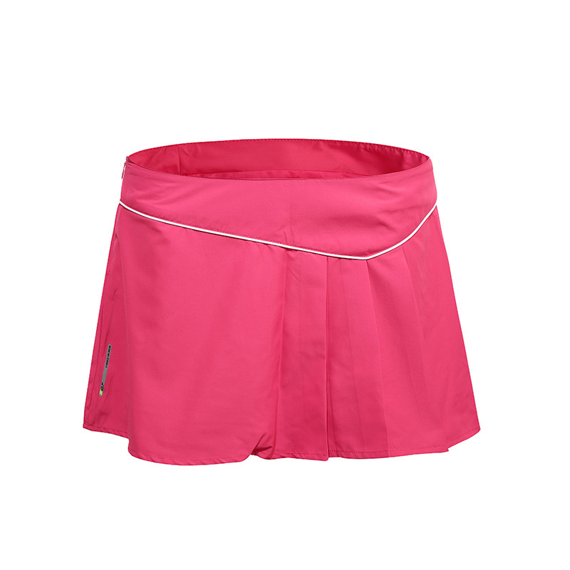 赛琪女士网球裙运动裙夏季新款短裙女球裙速干裙子半短裙 3XL 桃红色