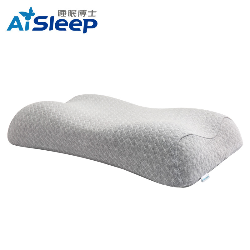 睡眠博士(AiSleep) 记忆枕头颈椎保健枕 零度恒温记忆棉枕芯护颈枕 1.8m床 灰色