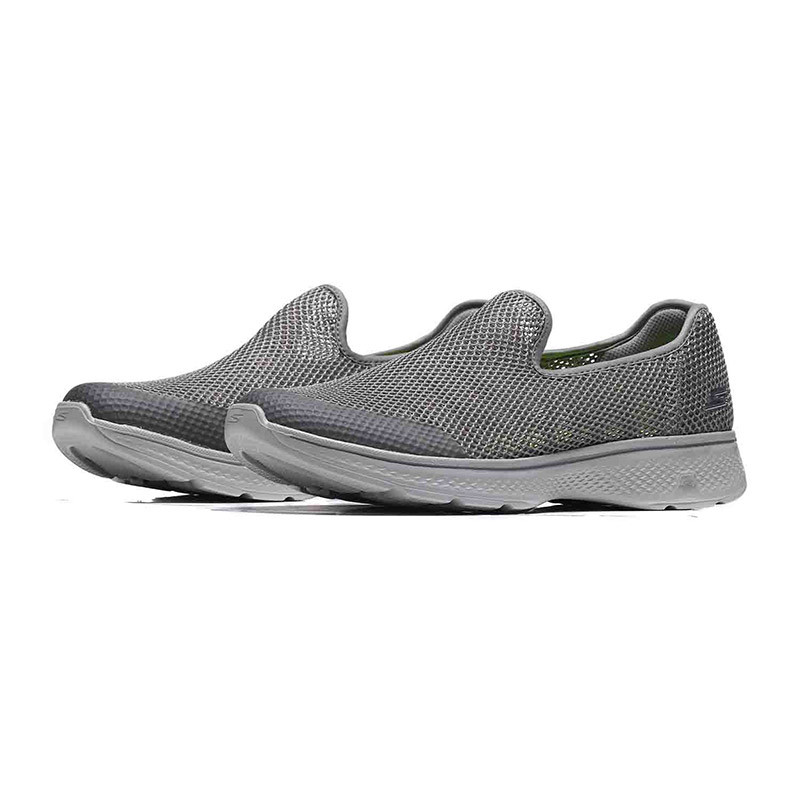 Skechers斯凯奇男健步鞋2018新款GO WALK 4网眼透气运动鞋54158. 54158/CHAR炭灰色 42.5码