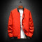丹杰仕春天外套棒球领夹克衫薄款男装春秋男30-40岁夹克休闲装印花衣服 L 蓝色