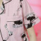 茵珠麗YinZhuli 2018夏天全棉可外穿开衫女生居家服套装 夏季纯棉短袖短裤女士休闲睡衣家居服8016 2XL码 3号款