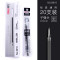 得力6916中性笔芯0.5mm 20支/盒签字笔水笔替芯学生办公文具批发 多色可选 整盒装 黑色(整盒/20支)