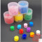 计数片小圆片直径25mm彩色塑料圆片数学100片加收纳盒_2 【10色】每个颜色10片