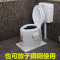 孕妇马桶老人塑料家用坐便器成人老年人移动座便器室内防臭坐便椅_8 默认尺寸 升级6代卡其双用房间+厕所实心桶+空心桶