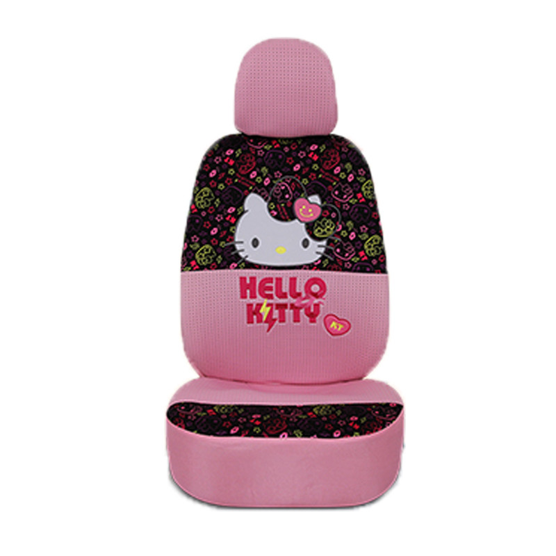 hello kitty女士潮牌时尚坐垫套 通用kt凯蒂猫可爱冬季汽车座垫粉红