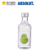绝对伏特加（Absolut Vodka)洋酒 苹果梨味伏特加酒 风味小酒伴50ml（40度）