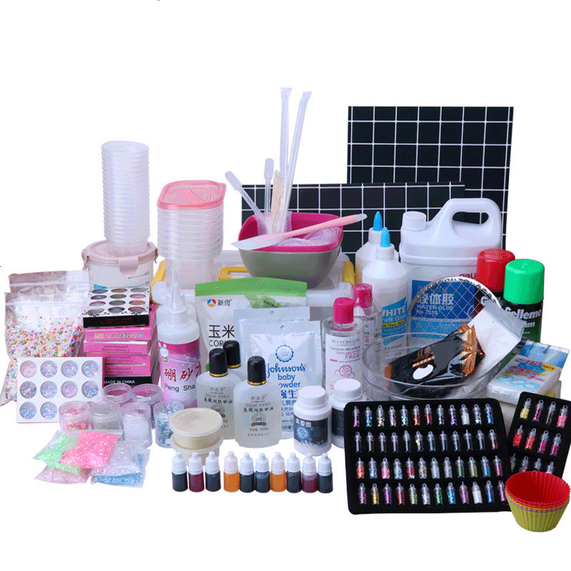 硼砂冰山水晶泥手工制作全套材料包史莱姆假水做泥的材料套装_658