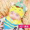 婴儿帽子0-3-6-12个月春夏薄款婴幼儿男女宝宝新生儿帽子胎帽可爱卡通萌趣婴幼儿帽子 均码，0-12个月 27黄色