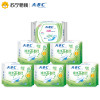 ABC 超吸纤薄 棉柔表层卫生巾护垫组合共65片 姨妈巾 国产（含澳洲茶树精华）