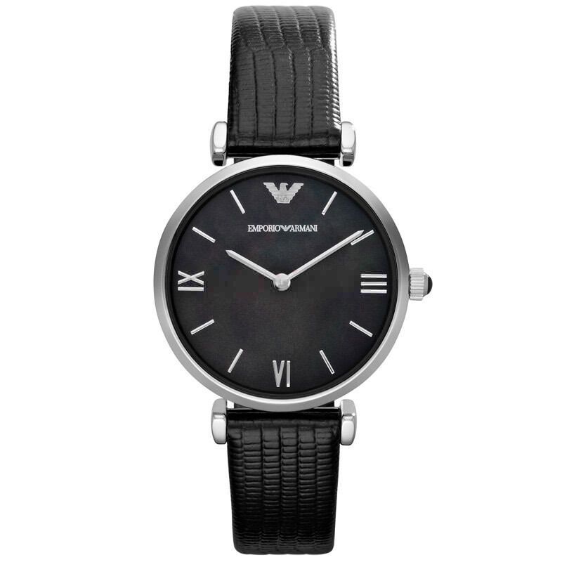 阿玛尼（EMPORIO ARMANI）手表 女表时尚优雅皮带石英表百搭简约女士手表欧美品牌 AR1678