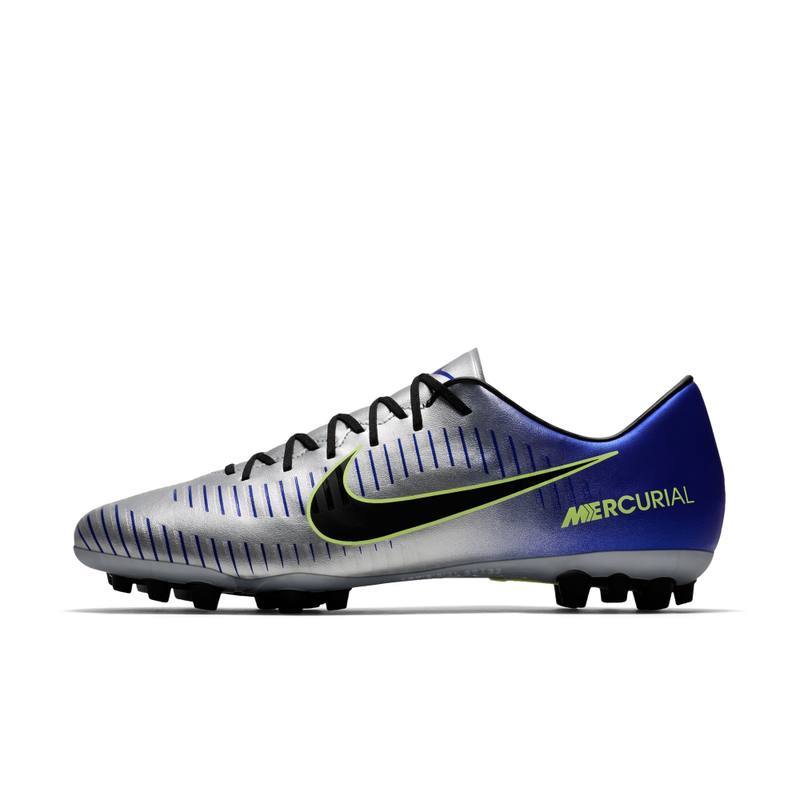 Nike耐克官方MERCURIALVICTORYVINJRAG-R人造草地足球鞋AH8756-407 407赛车蓝/黑/合金灰/荧光黄/荧光黄 41