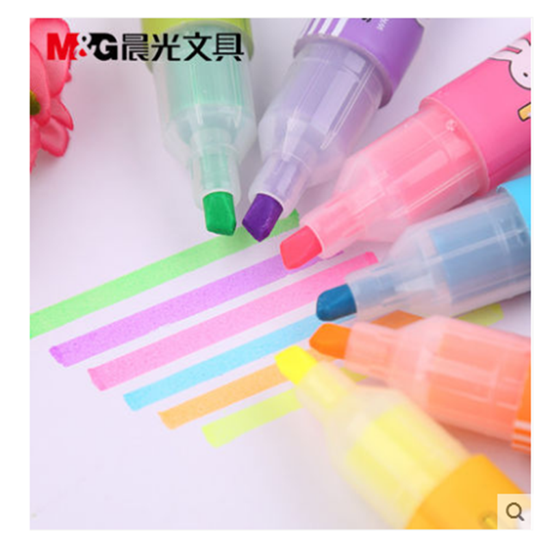 晨光MF-5301荧光笔 米菲香味荧光笔 米菲萤光笔 粉红色荧光笔